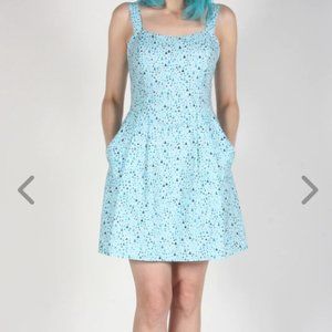 NWT BIRDS OF NORTH AMERICA Starfrontlet Mini Fit and Flare Dress